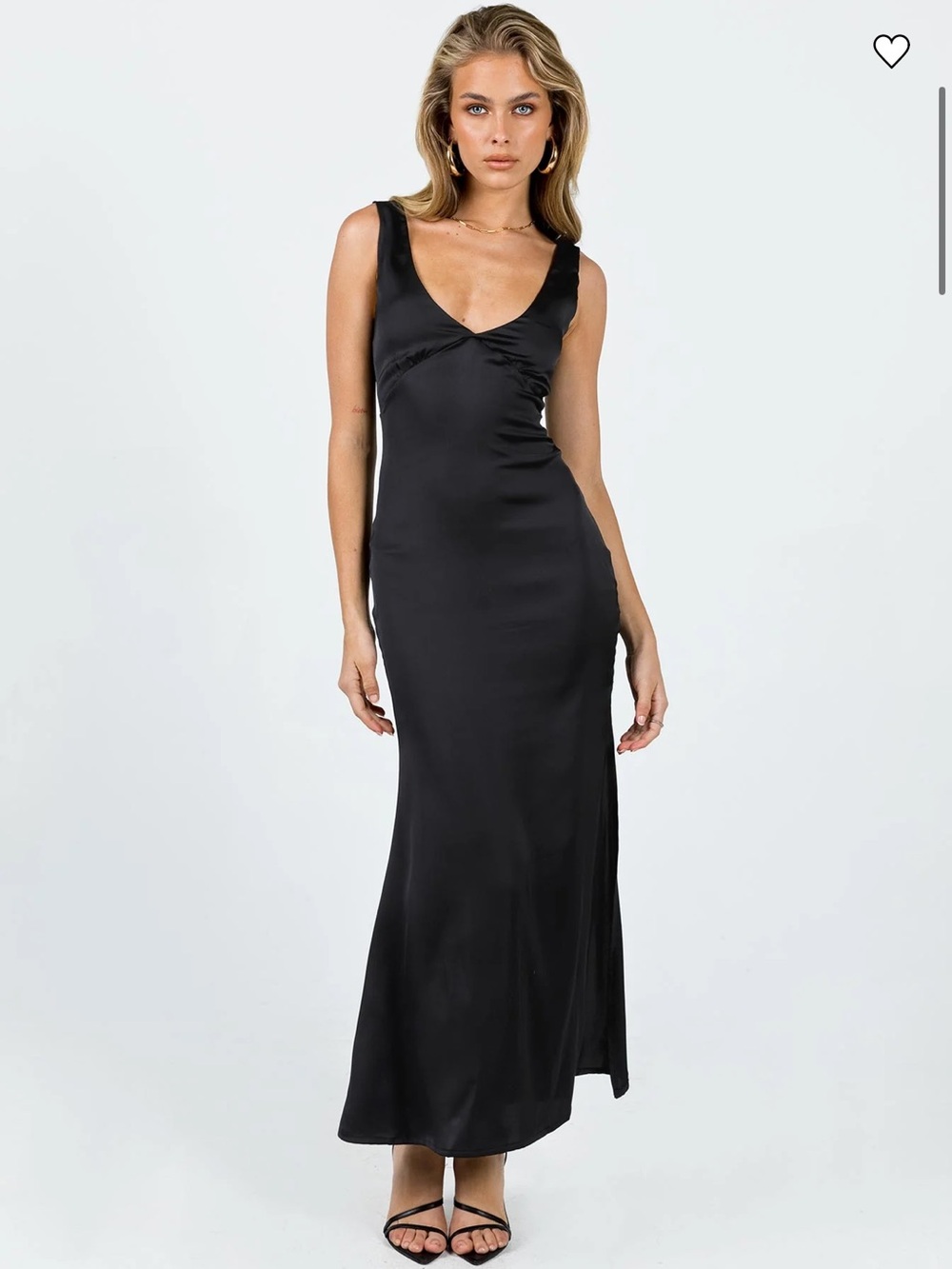 Princess Polly Linsey Midi Dress Black